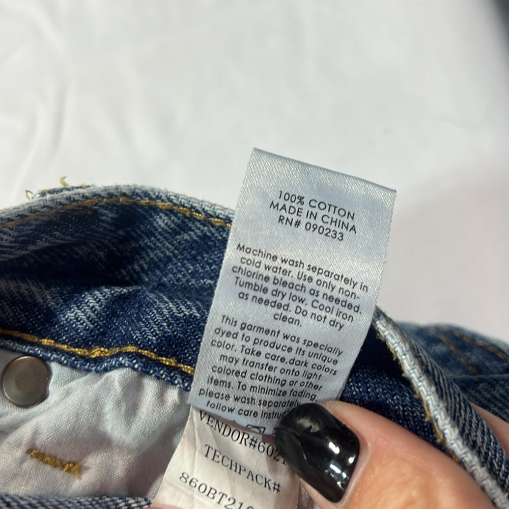 PACSUN high rise straight jeans size 25 - Picture 11 of 12